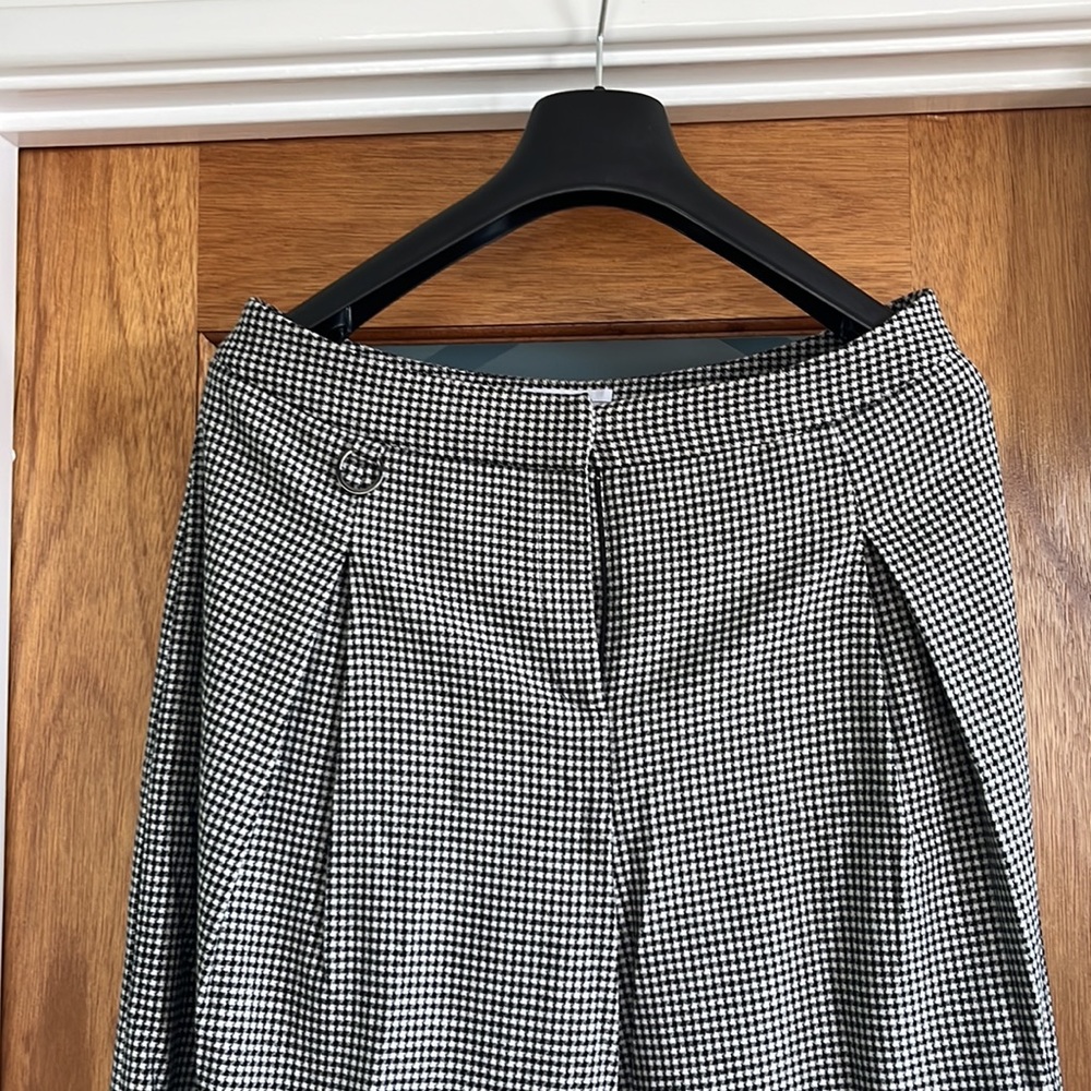 Veronica Maine black/white wide leg pants, size 14 - Picture 3 of 7